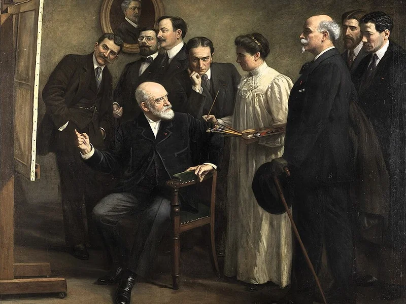 1861-Marie Garay - Léon Bonnat e i suoi allievi (1914) - Bayonne, Museo Bonnat